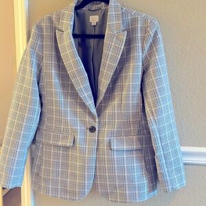 Blazer (A New Day) Pink, white, gray size 14